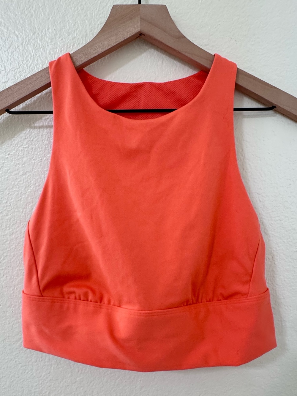 all in motion Coral Orange Crop Tank Top